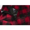 BRANDIT bunda Teddyfleece Troyer Červeno-černá