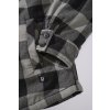 BRANDIT bunda Lumberjacket hooded Černo-charcoal