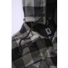 BRANDIT bunda Lumberjacket hooded Černo-charcoal