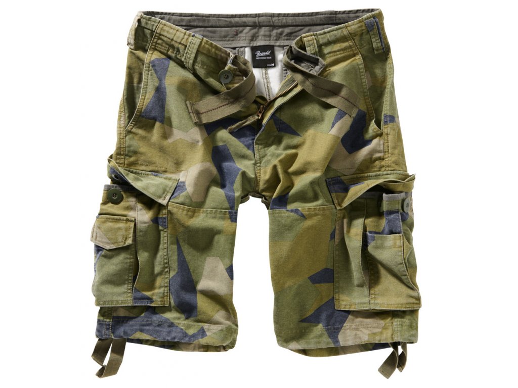 BRANDIT kraťasy Vintage Shorts Swedisch Camo M90 (Velikost 3XL)