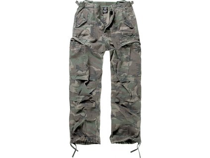 BRANDIT kalhoty M65 Vintage Trouser Woodland (Velikost 3XL)