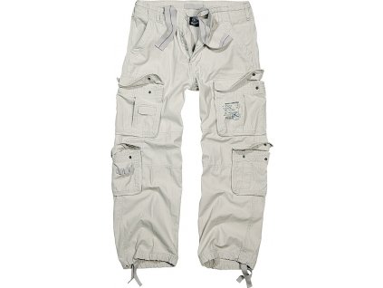 BRANDIT kalhoty Pure Vintage Trouser Bílé oprané (Velikost 3XL)
