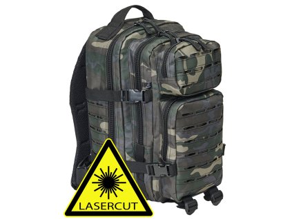 BRANDIT batoh US Cooper Lasercut stredný Darkcamo