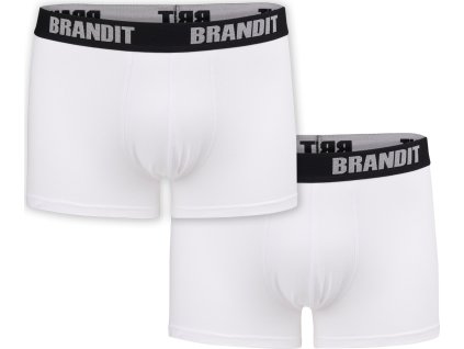 BRANDIT boxerky 2ks/balení - bílá/bílá (Velikost 3XL)