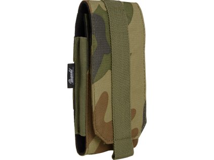 BRANDIT pouzdro Molle Phone Pouch large Woodland (Velikost OS)