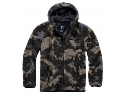 BRANDIT bunda Teddyfleece Worker Jacket Darkcamo (Velikost 3XL)