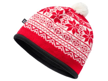 BRANDIT Zimní čepice Snow Cap červená (Velikost OS)