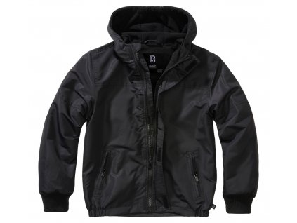 BRANDIT Detská bunda Windbreaker Frontzip Čierna