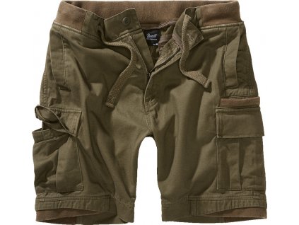 BRANDIT kraťasy Packham Vintage Shorts Olivová (Velikost 3XL)