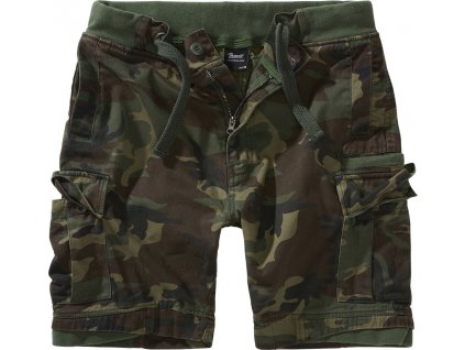 BRANDIT kraťasy Packham Vintage Shorts Woodland (Velikost 3XL)