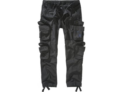 BRANDIT nohavice Pure Slim Fit Trousers Antracit