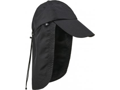 BRANDIT kšiltovka Sunscreen Cap Černá (Velikost OS)