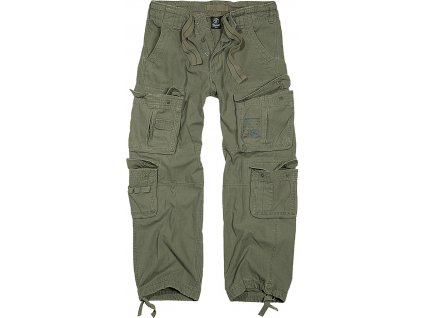 BRANDIT kalhoty Pure Vintage Trouser Olivové (Velikost 3XL)