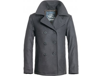 BRANDIT kabát Pea Coat Antracit