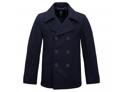 BRANDIT kabát Pea Coat Modrý