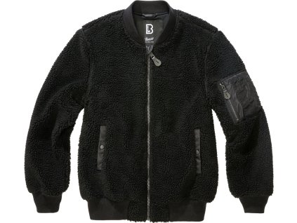 BRANDIT bunda MA1 Sherpa Jacket Černá (Velikost 3XL)
