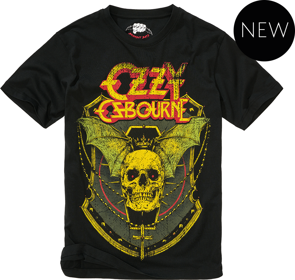 BRANDIT tričko Ozzy T-Shirt Skull čierna S
