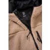 BRANDIT Dámska bunda Teddyfleecejacket hood Camel