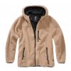 BRANDIT Dámska bunda Teddyfleecejacket hood Camel