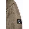 BRANDIT mikina Fleece Troyer Olivová