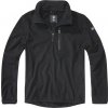 BRANDIT mikina Fleece Troyer Čierna