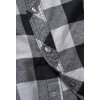 BRANDIT košeľa Ozzy Checkshirt Long Sleeve čierno-šedá