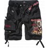 BRANDIT kraťasy Iron Maiden Savage Shorts Počet kusov Beast black edition čierne