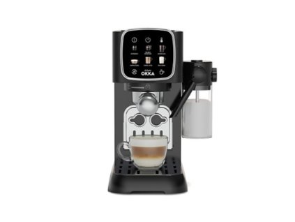 Arzum Okka Espresso Solo M Semi Automatic Machine Black Chrome OK0032 05001