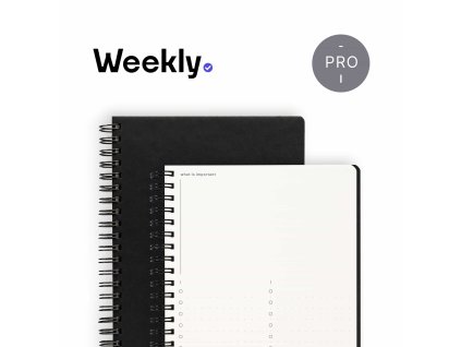 Worki Notebooks Weekly Pro 1 nedatovany pulrocni diar pracovni nastroj titulni 1