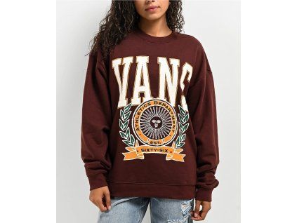 VANS FIRST TEAM OS CREW BITTER CHOCOLATE