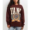 VANS FIRST TEAM OS CREW BITTER CHOCOLATE