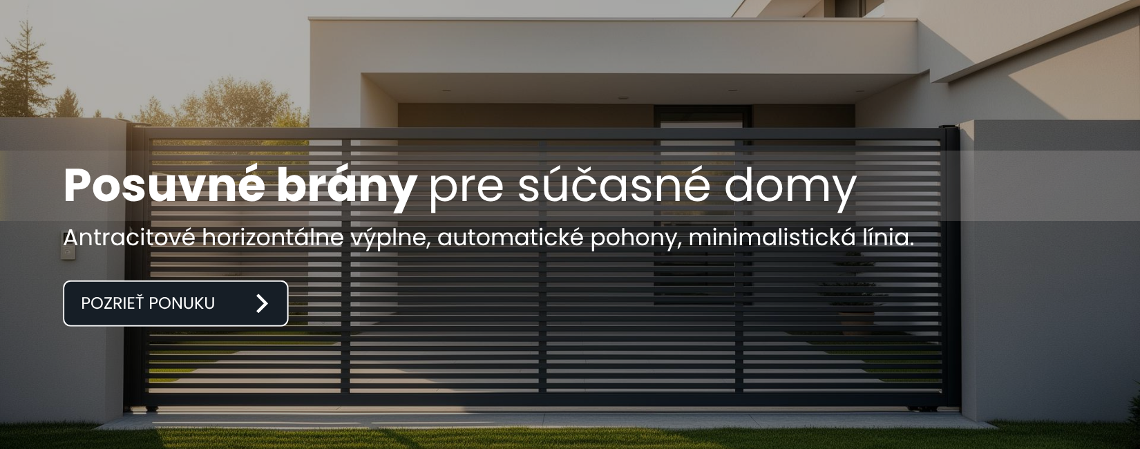 2. Banner - posuvne brany