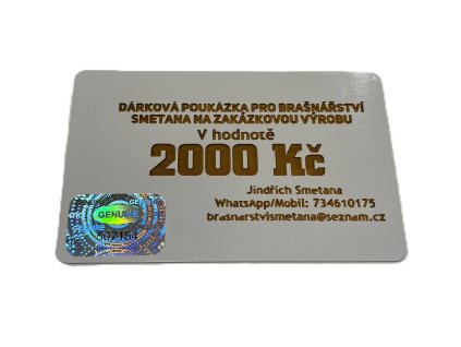 Dárková poukázka 2000