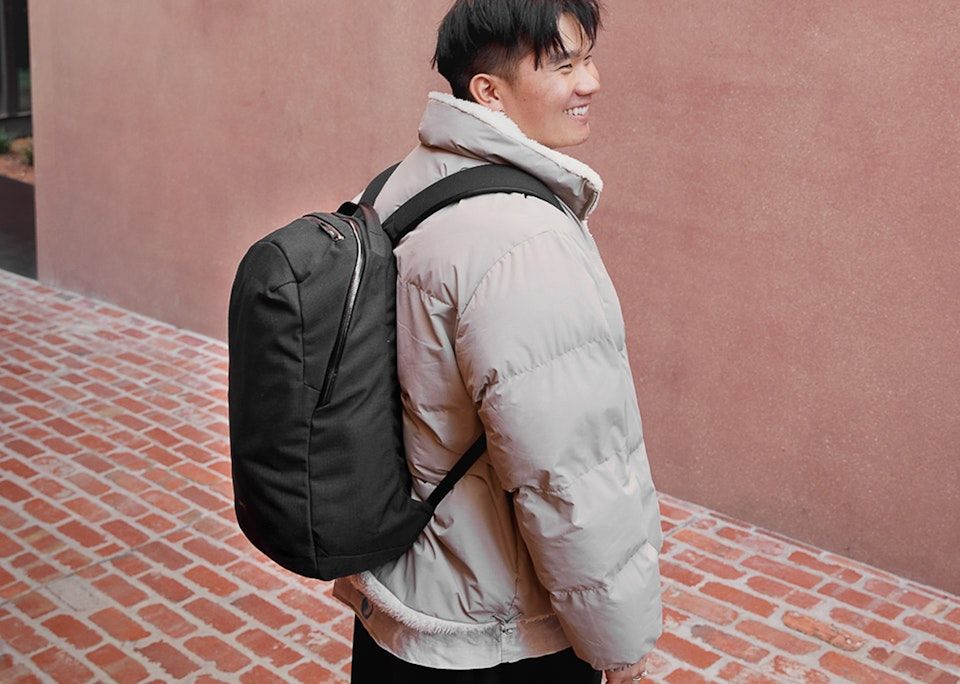 Bellroy Via – Proporce batohu na postavě