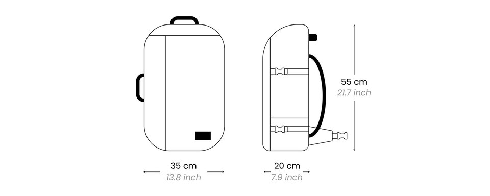 Specifikace CabinZero ADV 42L