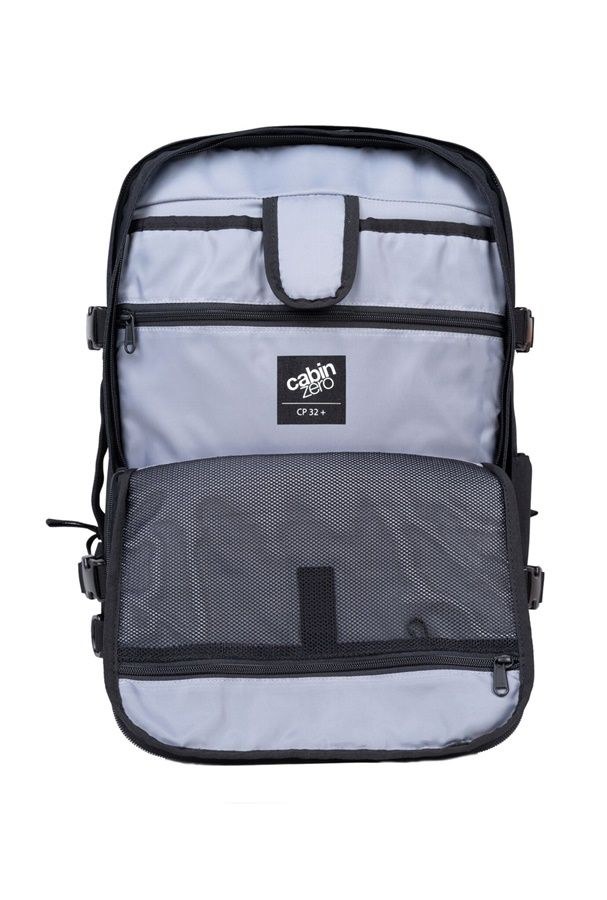 CabinZero Classic Pro 32 l – Otevřená hlavní komora