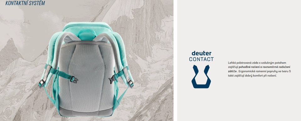 Deuter Kikki – Zádový systém Contact