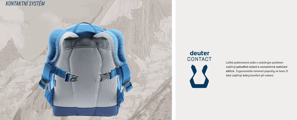 Deuter Pico – Zádový systém Contact