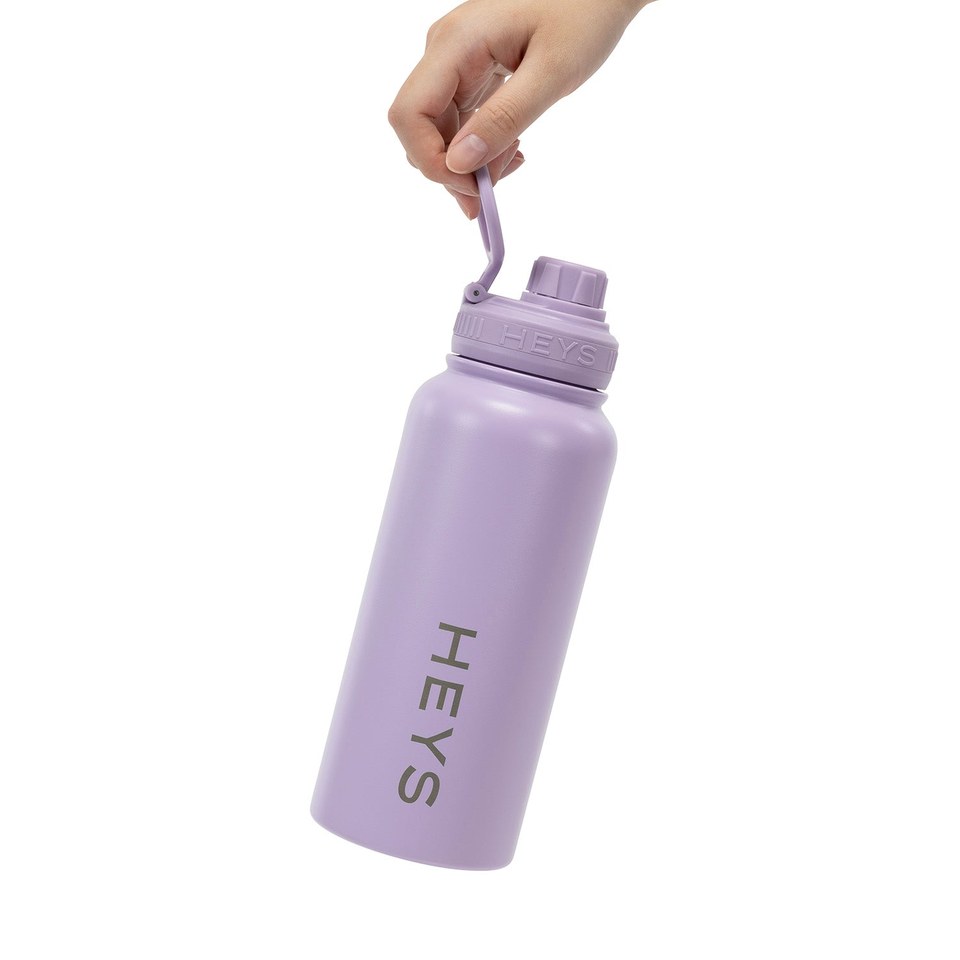 Heys Aqua Water Bottle Lavender – Přenášení za poutko