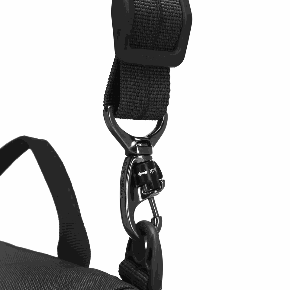 Fotografie Pacsafe kabelka GO SADDLE CROSSBODY jet black