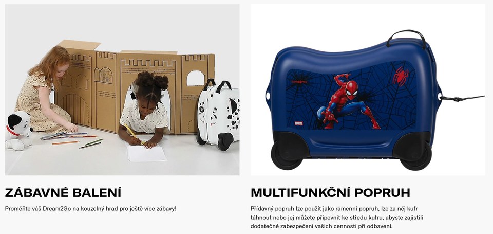 Samsonite Dream2Go – Ilustrační balení a popruh