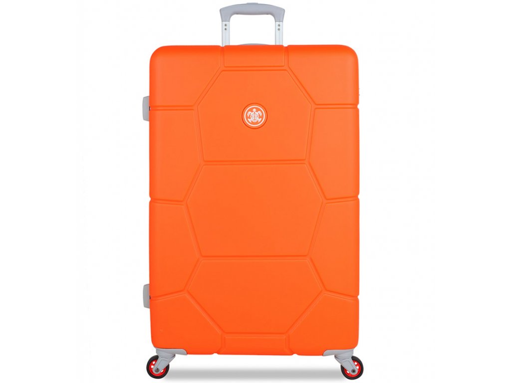 Cestovní kufr SUITSUIT® TR-1249/3-L ABS Caretta Vibrant Orange  + Pouzdro zdarma