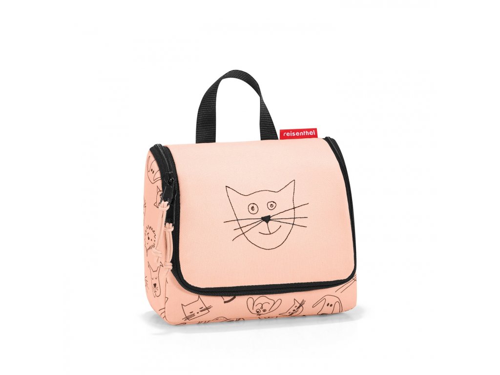 178217 reisenthel toiletbag s kids cats and dogs rose