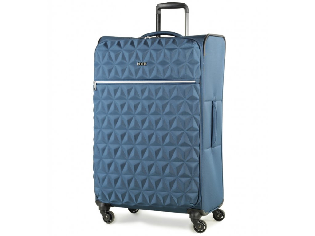 Cestovní kufr ROCK TR-0207/3-L - modrá