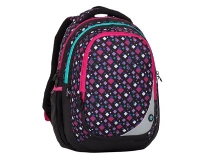 Bagmaster MAXVELL 8 A BLACK/PINK/GREEN