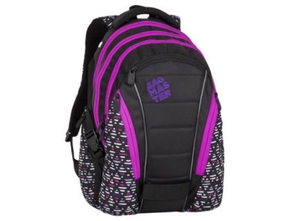 Bagmaster BAG 8 A BLACK/PINK/VIOLET + Pouzdro zdarma