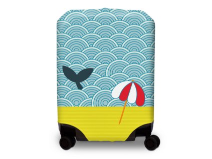 BG Berlin Hug Cover S Light Whale - Obal na kufr