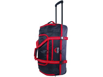 Cestovní taška na kolečkách GEAR T-805/26" - černá/červená + pouzdro zdarma