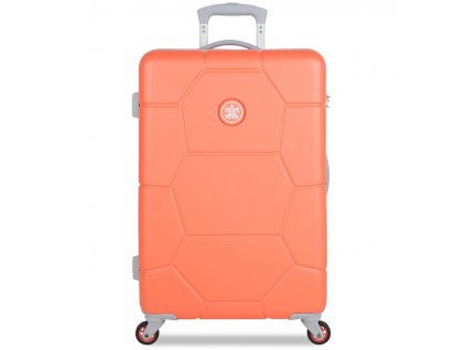 Cestovní kufr SUITSUIT® TR-1246/3-M ABS Caretta Melon + Pouzdro zdarma