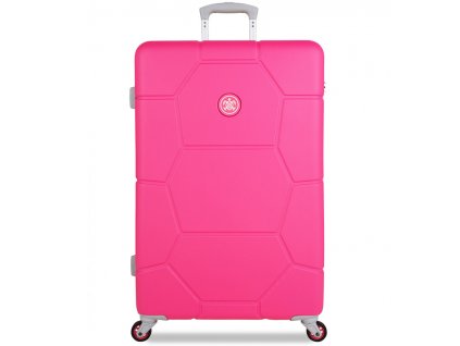 Cestovní kufr SUITSUIT® TR-1248/3-L ABS Caretta Hot Pink + Pouzdro zdarma